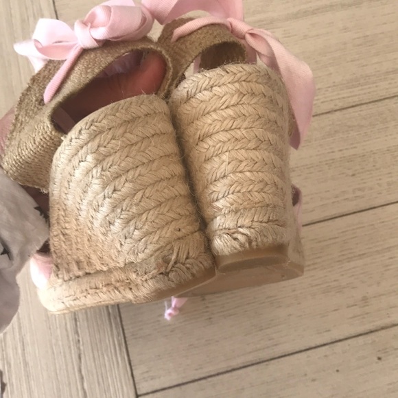 Pink Coach wedge espadrille - Picture 4 of 6